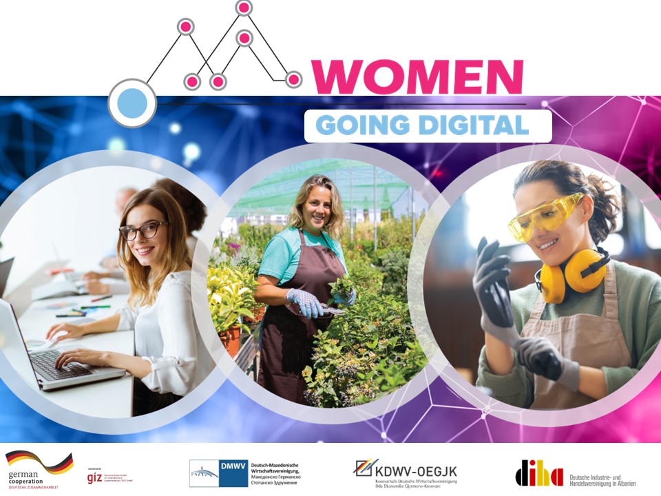 Trajnimi "Women Going Digital" . Foto: AHK Nordmazedonien