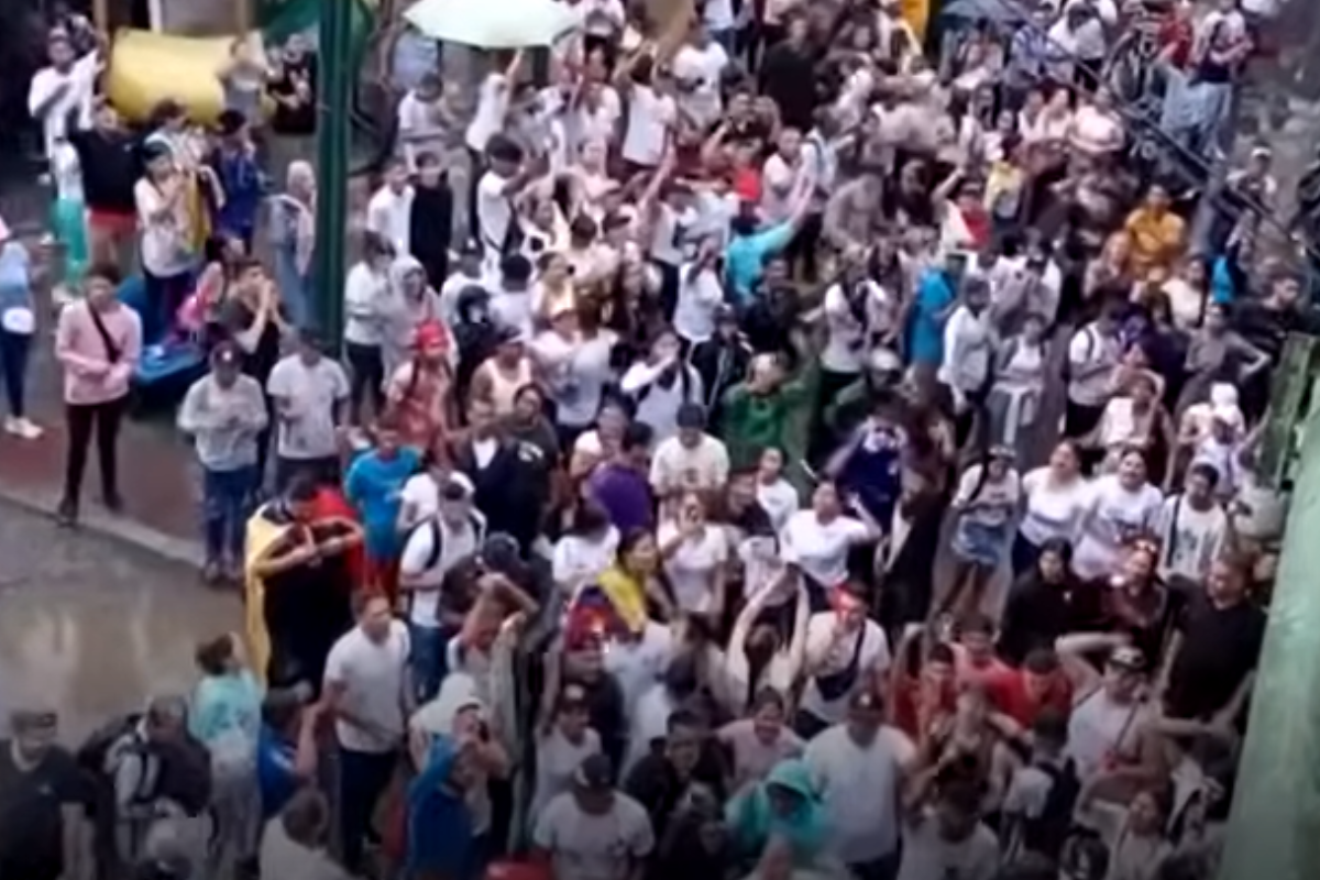 Protestat në Venezuelë. Foto: Printscreen nga video e Associated Press (AP)