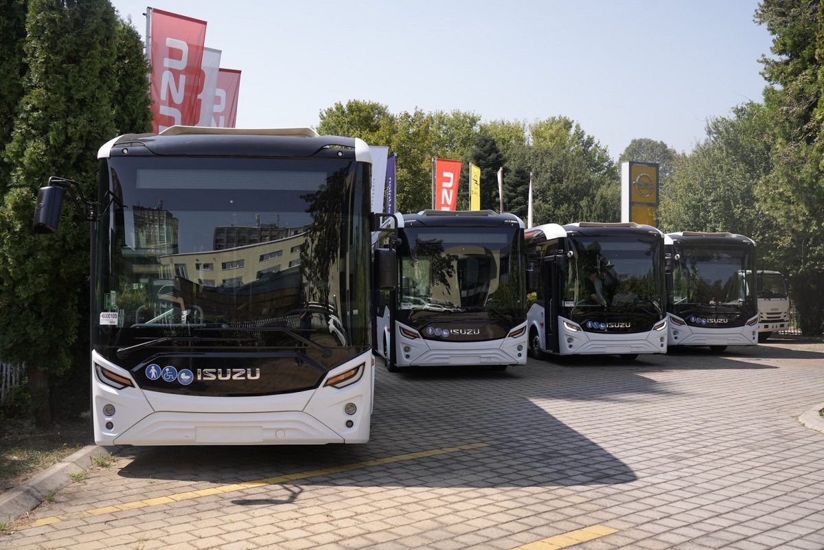 Autobusë elektrikë. Foto nga profili në Facebook i kryetarit të Strumicës, Kostadin Kostadinov.