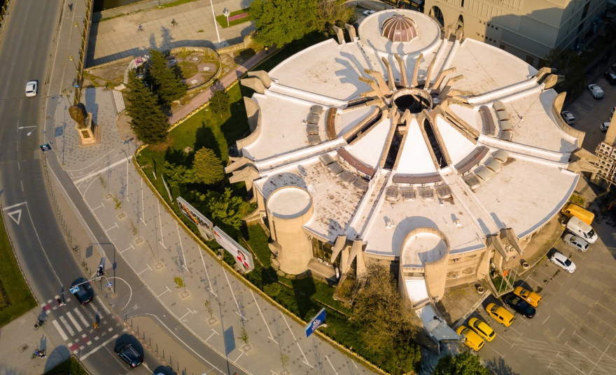 Posta e Maqedonisë së Veriut në qendër të Shkupit. Foto: Ministria e Transportit dhe Lidhjeve