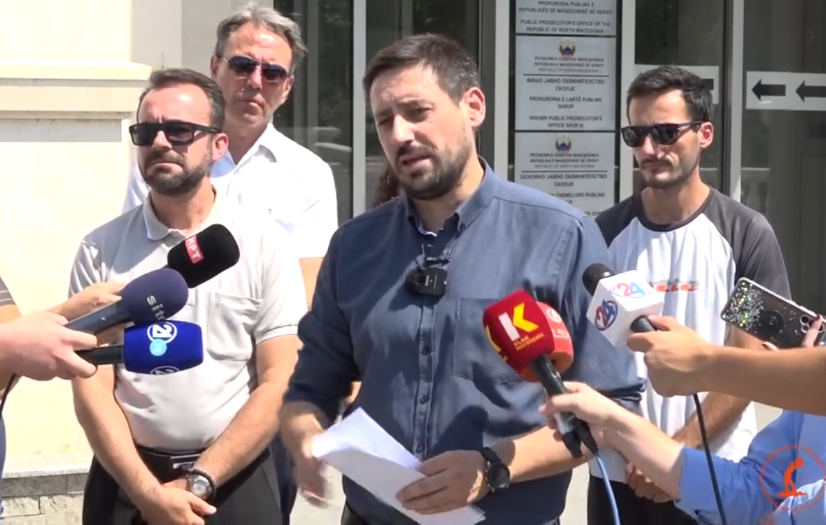 Petar Bogojeski. Foto printscreen nga video në profilin e Bogojeskit në Facebook