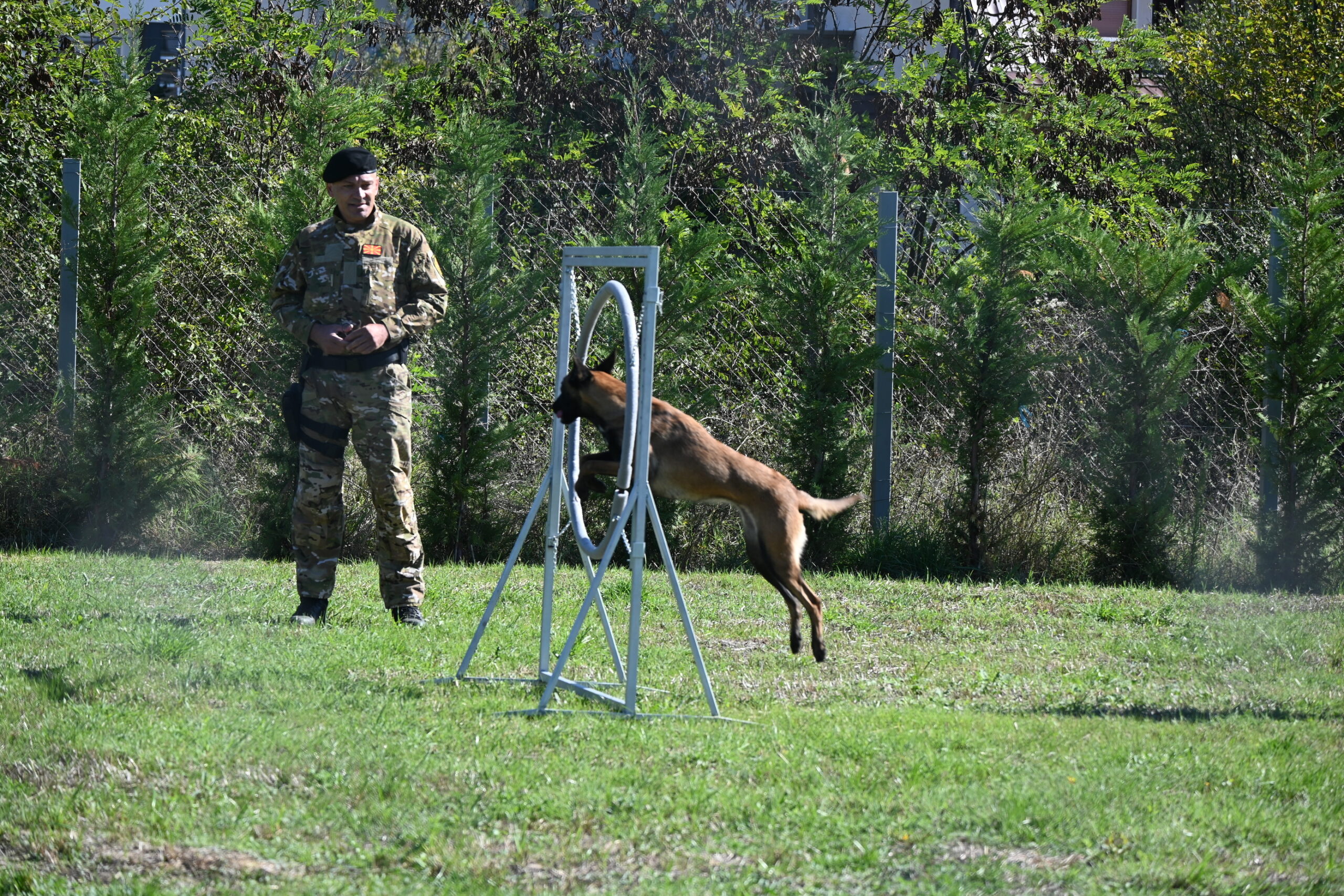 Qendra rajonale moderne të certifikimit dhe trajnimit të K9 në Gjorçe Petrov. Foto: Misioni i OSBE-së në Shkup