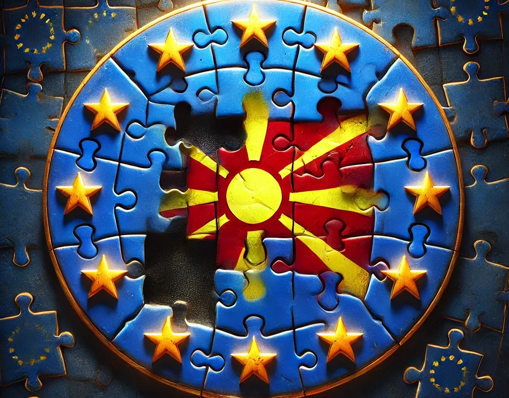 Eurointegrime. Foto e gjeneruar me IA/ChatGPT